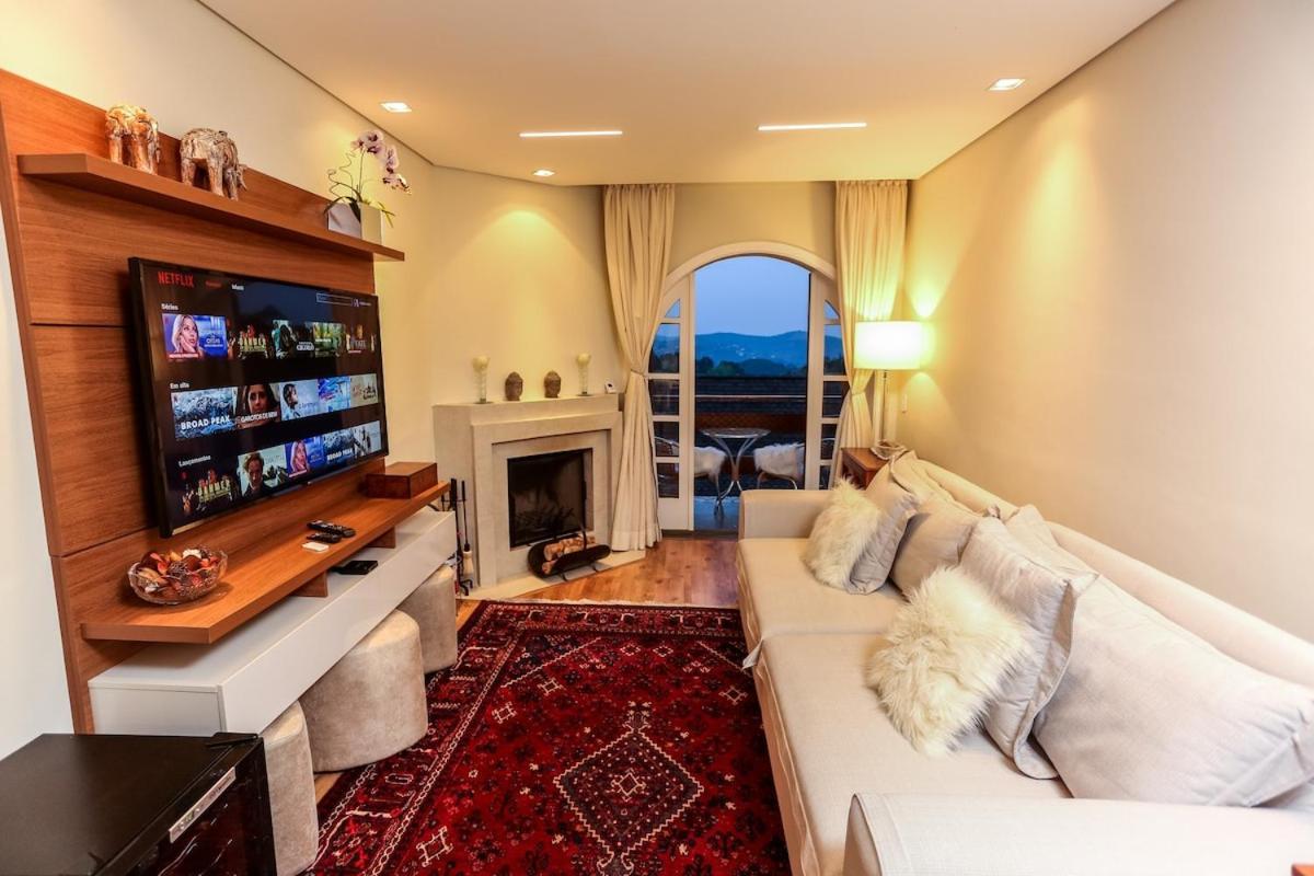 Quatre Saison 412 - Flat Nas Montanhas Perfeito Para Relaxar Campos do Jordao Ngoại thất bức ảnh
